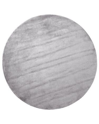 Tapis rond en viscose gris clair /xe2/x8c/x80 140 cm gesi ii
