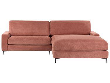 Canap/xc3/xa9 3 places d/&#39;angle /xc3/xa0 gauche en tissu