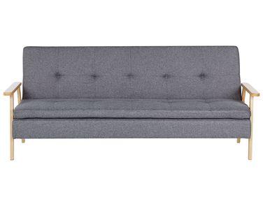 Canap/xc3/xa9-lit en tissu gris tjorn Canap/xc3/xa9-lit en tissu gris tjorn