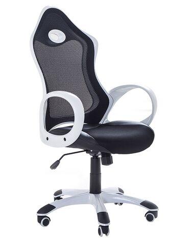 Chaise de bureau ichair noir/blanc Chaise de bureau ichair noir/blanc