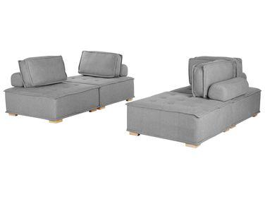 Ensemble canap/xc3/xa9s modulables 4 places gris tibro Ensemble canap/xc3/xa9s modulables 4 places gris tibro