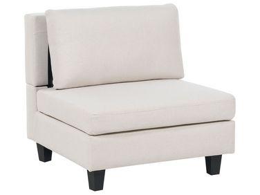 Module 1 place en tissu beige clair unstad