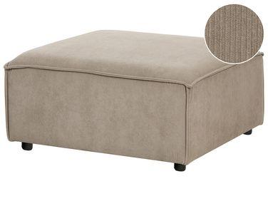 Ottoman ardal velours c/xc3/xb4tel/xc3/xa9 taupe Ottoman ardal velours c/xc3/xb4tel/xc3/xa9 taupe