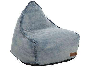 Pouf poire 200 l drop 63 cm 75 cm bleu clair