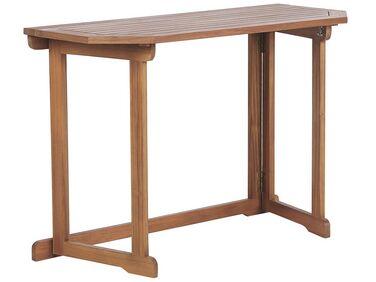 Table de balcon treia 110 cm 47 cm acacia marron Table de balcon treia 110 cm 47 cm acacia marron