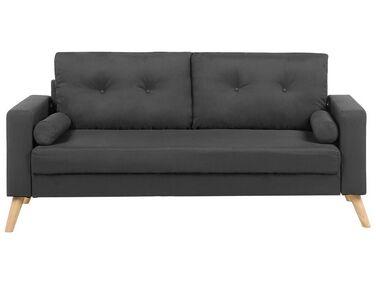 Canap/xc3/xa9 2 places en tissu gris fonc/xc3/xa9 kalmar Canap/xc3/xa9 2 places en tissu gris fonc/xc3/xa9 kalmar
