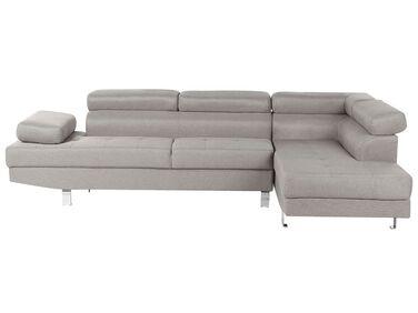 Canap/xc3/xa9 angle /xc3/xa0 gauche 5 places en tissu gris Canap/xc3/xa9 angle /xc3/xa0 gauche 5 places en tissu gris