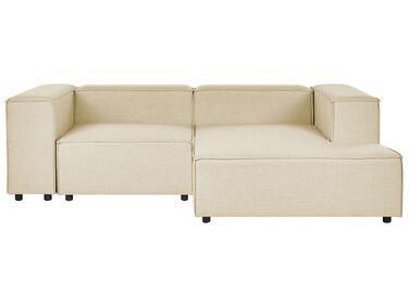 Canap/xc3/xa9 d/'angle /xc3/xa0 gauche 2 places en lin beige Canap/xc3/xa9 d/'angle /xc3/xa0 gauche 2 places en lin beige