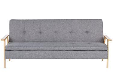 Canap/xc3/xa9-lit en tissu gris clair tjorn Canap/xc3/xa9-lit en tissu gris clair tjorn