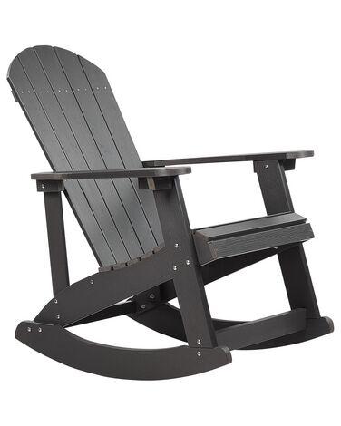 Fauteuil /xc3/xa0 bascule de jardin adirondack gris Fauteuil /xc3/xa0 bascule de jardin adirondack gris