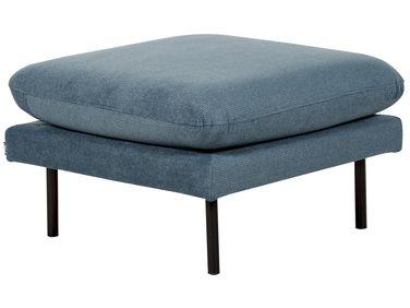 Ottoman vinterbro tissu chenille bleu