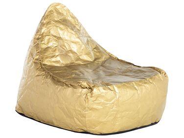 Pouf poire 200 l drop 63 cm 75 cm dor/xc3/xa9 Pouf poire 200 l drop 63 cm 75 cm dor/xc3/xa9